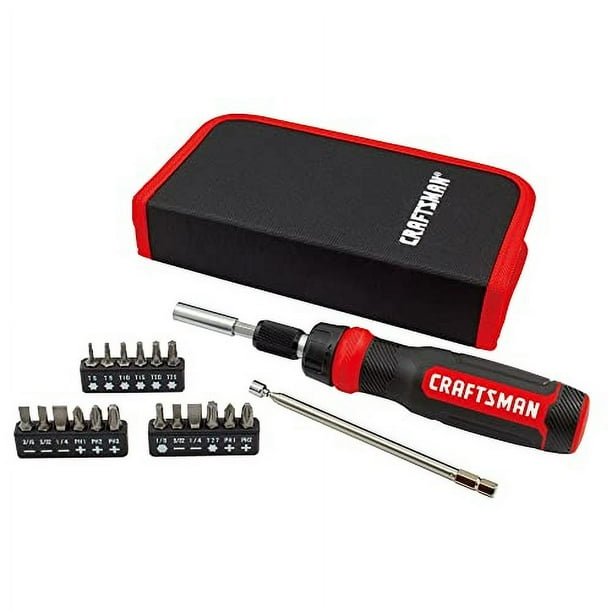 Juego de Destornilladores de Trinquete Craftsman Multibit 26 Piezas