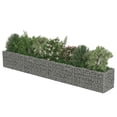 thumbnail image 2 of vidaXL Gabion Lit Surélevé Acier Galvanisé 360x50x50 cm, 2 of 5