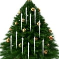 thumbnail image 6 of Lyqzj 12Pcs Christmas Clear Crystal Twisted Icicle for Winter Party Wedding Decoration, 6 of 9