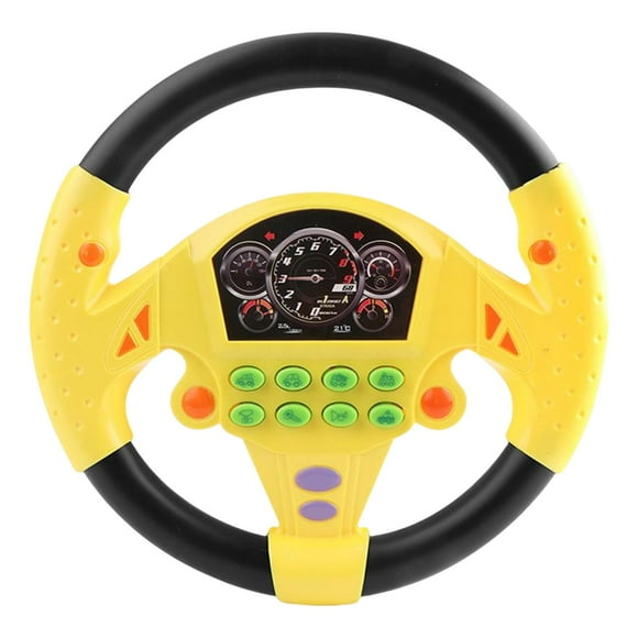 Controlador de conducción simulado Hugo Volante Juguetes amarillo