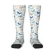thumbnail image 1 of Fotbe Butterfly Calcetas Divertidas Estampadas para Hombre y Mujer, Calcetas de Algodón hasta la Rodilla para Caminar, Correr, Enfermería y Embarazo, 1 of 6