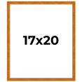 thumbnail image 2 of 17x20 Honey Brown Real Wood Picture Frame Width 0.75 inches | Interior Frame Depth 0.5 inches |, 2 of 8
