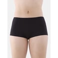 thumbnail image 6 of No Boundaries Women's Fit Stretch Boyshort Panties 3-Pack, Sizes XS-3XL, 6 of 9