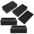 thumbnail image 5 of 4 Pcs Adjustable Bed Risers Succulent Leaf Propagation Tray Heavy Furniture Home Appliance Black, 5 of 8