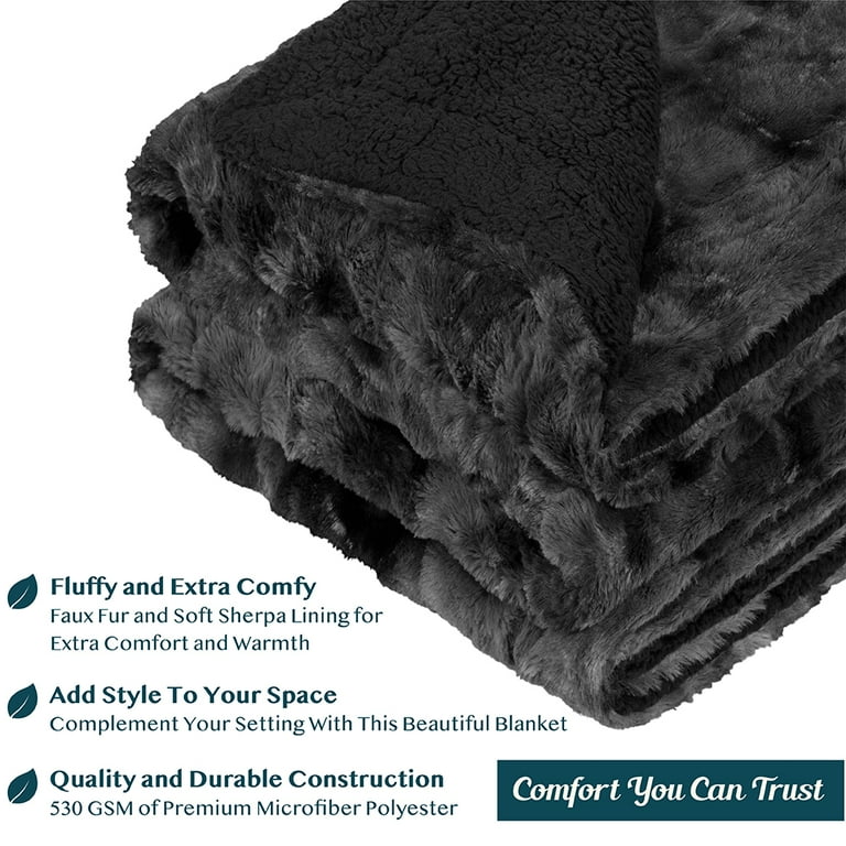 Large black throw for sofa new arrivals