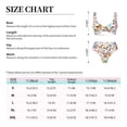 thumbnail image 4 of Kdxio Animal Cartoon Style Print Women's 2 Piece High Waisted Wrap Spaghetti Strap Summer Swimsuit Bikini Set-Small, 4 of 7