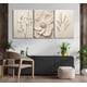 thumbnail image 5 of Lienzo decorativo para pared UZXTFQU, planta floral de color beige neutro, x3, 5 of 6