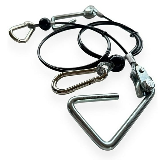 43" Cables w/Hook Assembly (2 x Cables) - Replacement for Most Bowflex Gyms - (Pair)