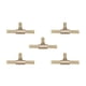 thumbnail image 2 of Conector en T de púas de latón Soledad 3 piezas 4-4-4 mm 6-6-6 mm 8-8-8 mm 10-10-10 mm 12-12-12 mm, 2 of 6