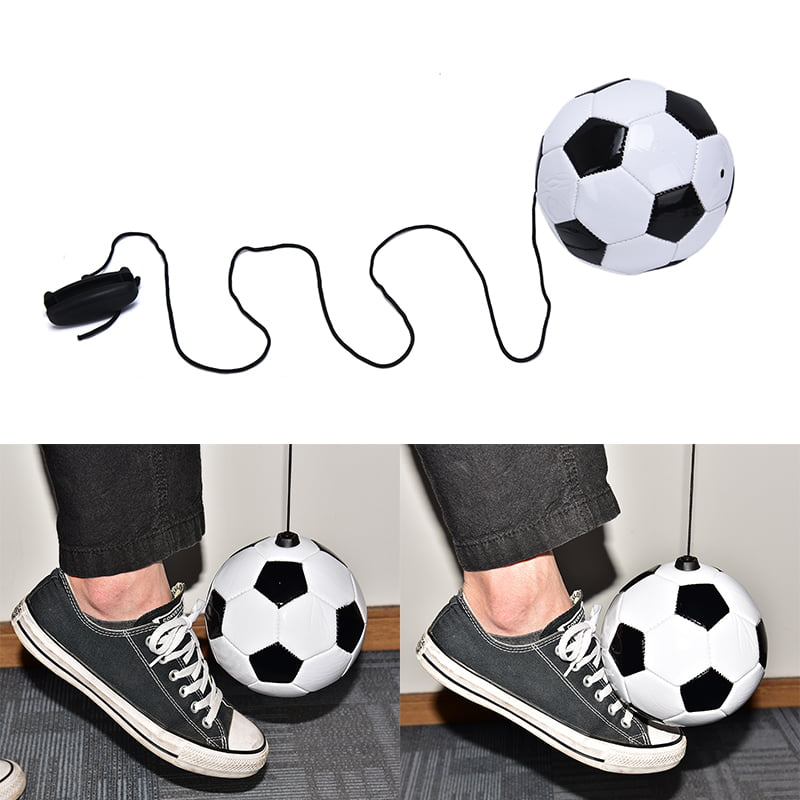 1pc Football Training Kick Soccer Ball With String Kids Beginner Practice Bal EE 