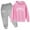2-Pink, variant on Kids Sets for Girls Long Sleeve Solid Hoodie Sweatshirt and Active Jogger Pants 2 Pcs Winter Clothes Boy Clothes 7-8 Years Cute Boy Girl Clothing