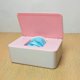thumbnail image 1 of Dispensador de toallitas, caja de almacenamiento de pañuelos a prueba de polvo, dispensador de toallitas húmedas con tapa, 1 of 2