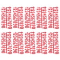 thumbnail image 3 of Number Sign,10Set Plastic Number Tag Number Marking Plastic Number Tag Performance Driven, 3 of 14