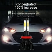 For NISSAN rogue 2015 2016 2017 2018 2019 2020 Headlights,H8 High Beam+H11 Low Beam Bulbs 4pc