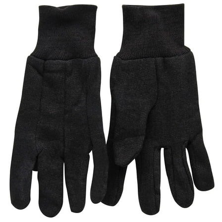 65090/L3B Dark Brown Large Jersey Men's Work Gloves, (Pack of 3) Multi-Colored