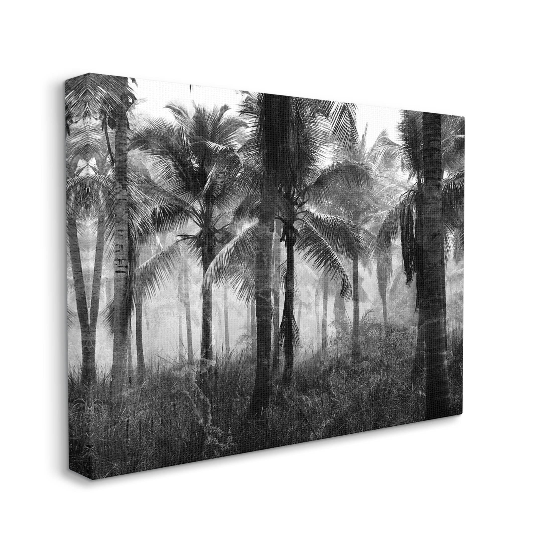 Stupell Industries Dense Tropical Palm Tree Forest Photograph Gallery Wrapped Canvas Print Wall Art, Design by Kim Allen