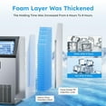 thumbnail image 2 of Ecojoy Commercial Ice Maker, 200Lbs/24H Under Counter Ice Machine, 400W Compressor 40LBS Storage Bin, 2 of 8