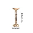 thumbnail image 3 of Aodebiao Gold Pillar Candle Holders, Tall Candle Sticks for Large Pillar Candles, Elegant Wedding & Home Decor, Anniversary Gift, Church, Mantel, Table Centerpiece Decorations, 3 of 6