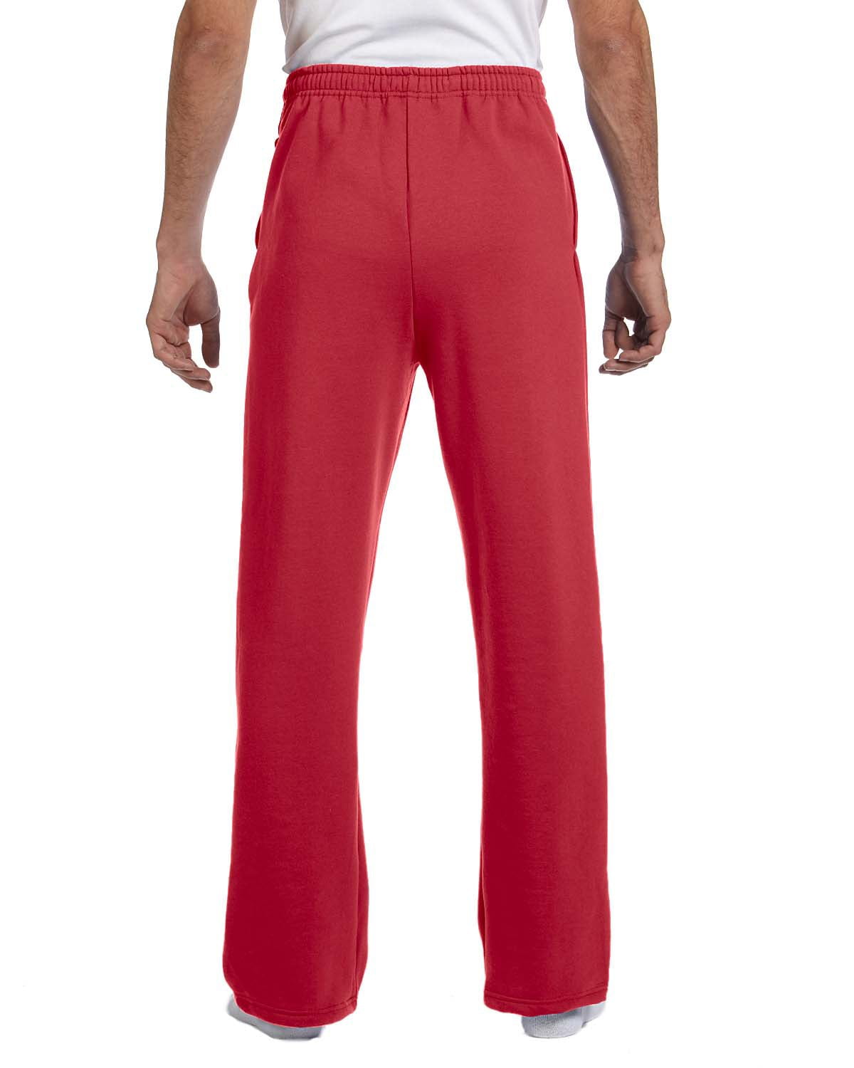 Jerzees Adult 8 oz. NuBlend Open Bottom Fleece Sweatpants 974MP