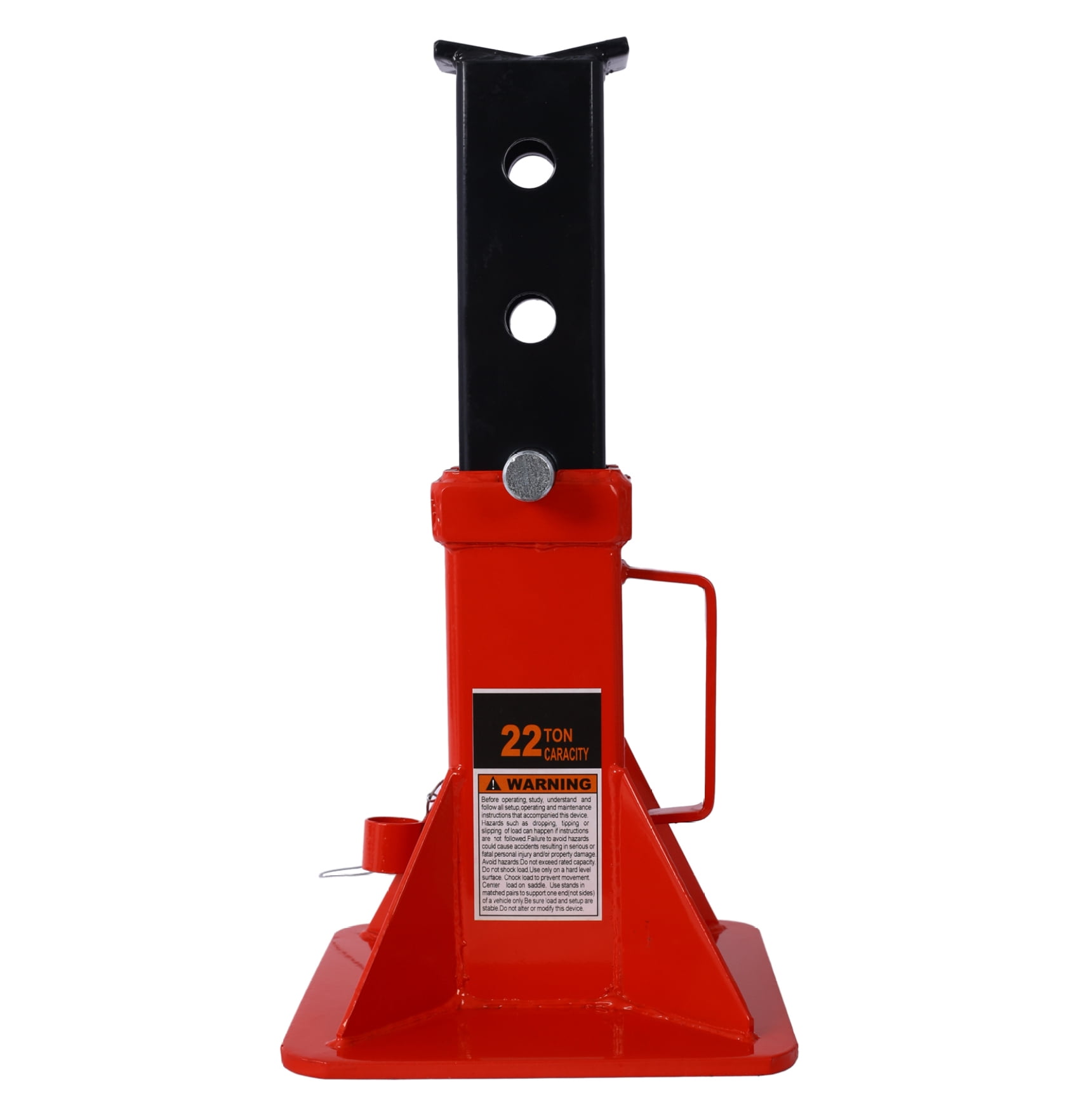 Car Jack Stands 22 Ton - Heavy Duty, Professional, Locking - 44,000 lb Capacity, Red, 2 Pack