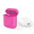 thumbnail image 2 of Bearachild Funda de silicona para Airpods, funda protectora transparente, funda ultrafina, funda a prueba de golpes para auriculares Cables de audio/vídeo Rosa roja, 2 of 4