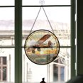thumbnail image 3 of Christmas Gift Box - Aircraft Christmas Stained Glass Hanging Ornament - Farmhouse Holiday Decor, Thoughtful Xmas Gift for Family & Friends, Keepsake 2025, 3 of 3