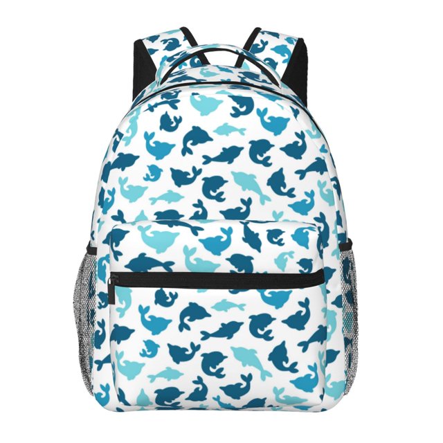 Easygdp Cute Shark Mochila Ergonómica Versátil para Laptop - Múltiples Bolsillos, Correas Ajustables, Unisex para Escuela, Viajes y Actividades al Aire Libre-One Size