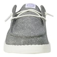 thumbnail image 2 of Zapatos HEYDUDE Wendy Slip Brillo Metálico Carbón Talla 6, 2 of 7
