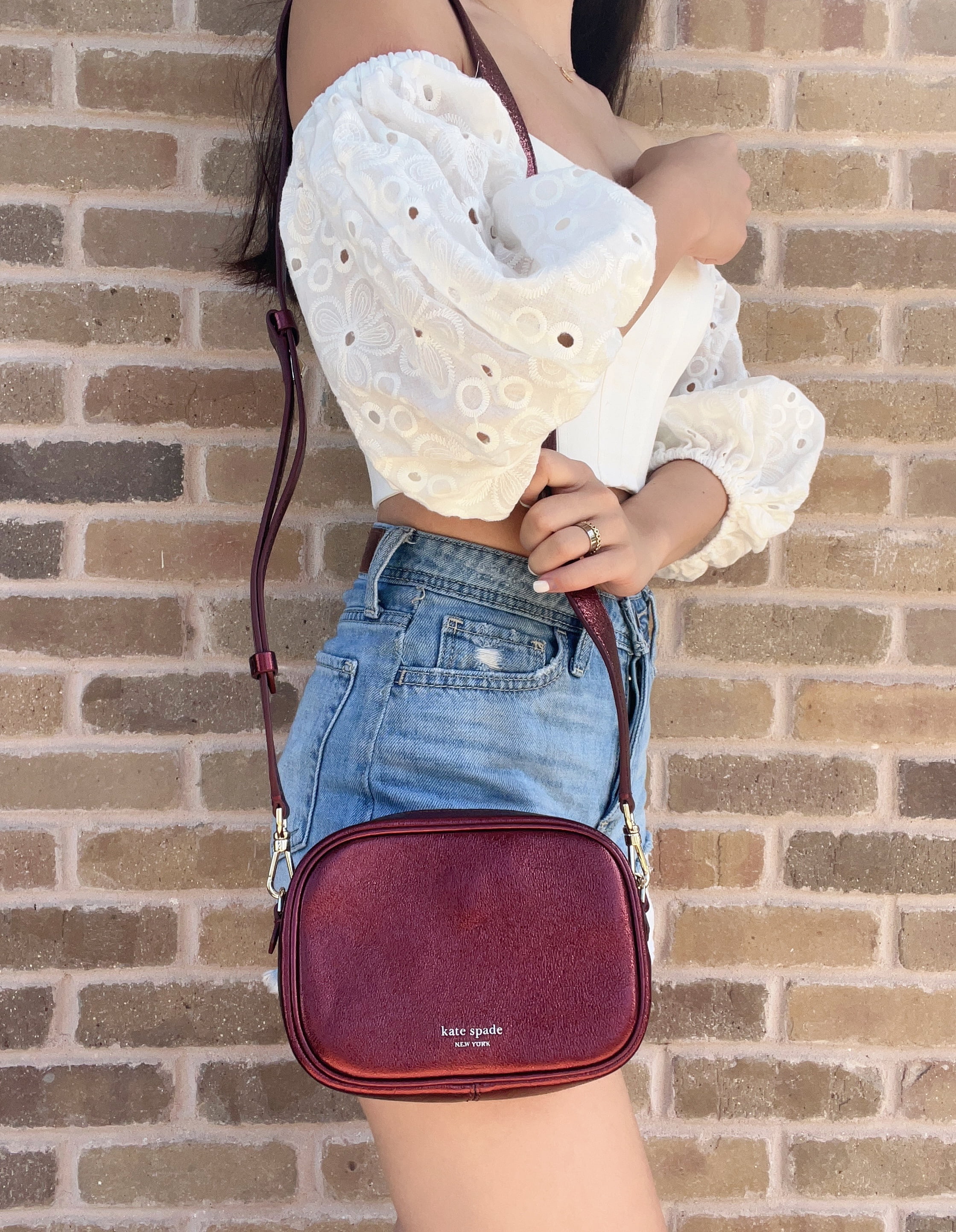 Kate spade naomi camera bag sales