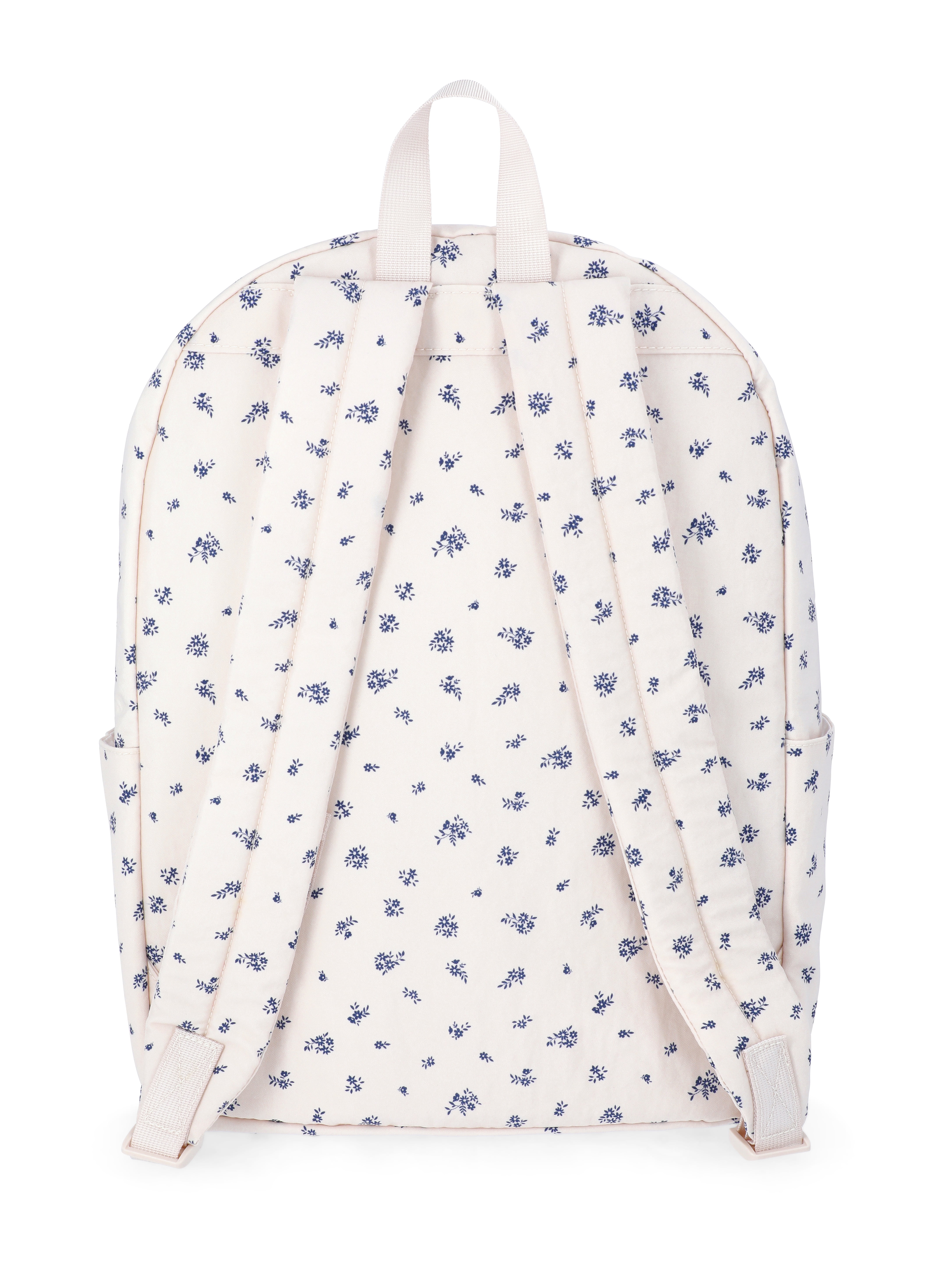 No Boundaries Women's Dome Backpack, Off-White Ditsy Floral
