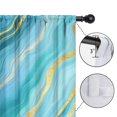 thumbnail image 4 of Blackout Kids Curtains,Teal Gold Marble Childrens Insulated Curtains Set Of 2,Bedroom Essentials,Toddler Room Decor 42x63in(106x160cm), 4 of 4