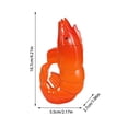 thumbnail image 3 of Torche Coupe-Vent Motif Unique de Crevette Ornement Flamme Réglable Rechargeable Convient aux Bougies Extérieur, 3 of 5