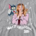 thumbnail image 2 of Tom and Jerry Movie What Is Happening Unisex Adult Pull-Over Hoodie,Athletic Heather, Large, 2 of 5
