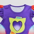 thumbnail image 3 of Girls Superhero Cat Cosplay Costume Short Sleeve Halloween Outfits, 3 of 6
