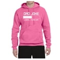 thumbnail image 2 of Wild Bobby,Dad Joke Loading Hilarious Funny Dad Granpa Daddy, Father's Day, Unisex Graphic Hoodie Sweatshirt, Neon Pink, Small, 2 of 3