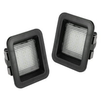 Unique Bargains 2 Pcs LED License Plate Light Tag Lamp Assembly for Ford F-150 2015-2023 No.FL3Z13550A White 6500K White Lens