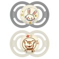 thumbnail image 4 of MAM Perfect Night Pacifiers, Glow in the Dark Pacifiers (2 pack), MAM Pacifiers 16 Plus Months, Best Pacifier for Breastfed Babies, Assorted, Baby Pacifier, 4 of 11