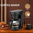 thumbnail image 3 of 650w Automatic Drip Coffee Maker 750ml Large Capacity Espresso Machine with Thermostatic Base for Beginners US Plug, 3 of 5