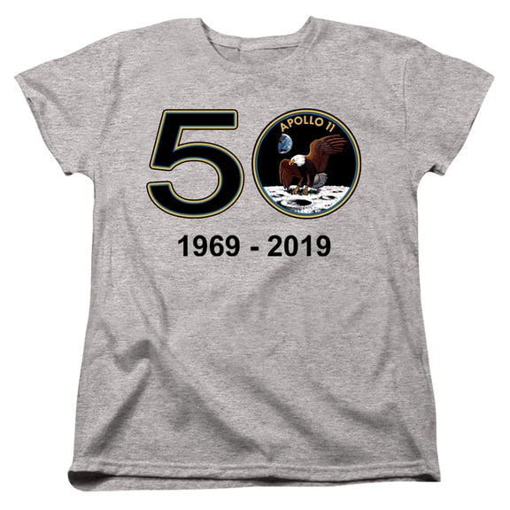 Nasa Apollo 11 50Th Women's T-Shirt Athletic Heather