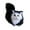 Black, variant on MERILER Realistic Cat Figurine - Animal Cat Flower Cat Ornament for Home Decor