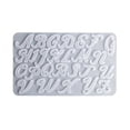 thumbnail image 3 of Large Alphabet Mold for Resin Resin Keychain Letter Molds with Hole Alphabet Silicone Epoxy Molds for Keychain Making, 3 of 8