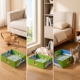thumbnail image 4 of EGNMCR Disposable Cats Litter Box Monthly Replacement Portable And Convenient For Travel Vet Visits And Emergency Use Paper Disposable Cat Litter Tray, 4 of 9