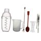 thumbnail image 5 of Kit de camarero de mixología | Juego de coctelera para r bebidas - Herramientas de barra: Coctelera de martini, Jigger, , 500cc Macarena batidor de coctéles, 5 of 7