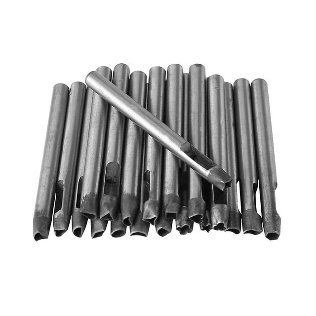 Lot de 20 poinçons en acier au carbone de 6 mm pour décoration de portefeuille et de ceinture