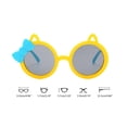 thumbnail image 4 of WTOBBY PC Material Children's Sunglasses with Knot Design, UV Protective Round Frame Glasses, Impact-Resistant Kids Shades for Beach Play (Multiple Colors),Blue, 4 of 4