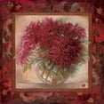 thumbnail image 2 of Lee, Su Yue 20x20 Gold Ornate Wood Framed with Double Matting Museum Art Print Titled - Red Enchantment II, 2 of 4