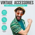 thumbnail image 5 of Sunny Pro Retro Round Sunglasses Small Colored Lens Hippie John Lennon Glasses, 5 of 7
