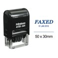 thumbnail image 1 of Printtoo Document Dater Stamp Self Inking With Faxed Text Date Office Stationery Rubber Stamp-Blue, 1 of 1
