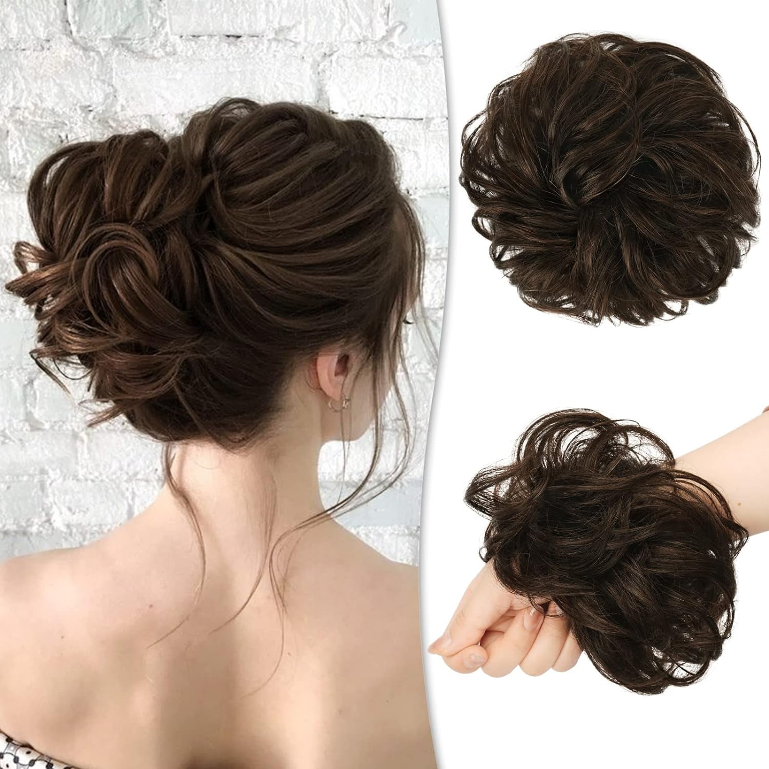 Hair bun hairpiece 2025