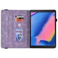 thumbnail image 4 of Allytech Galaxy Tab A 8.0 2019 Case T290 T295, PU Leather Slim Fit Lightweight Shockproof Full Protection Multi Anglge Viewing Stand TPU Back Cover Case for Samsung Galaxy Tab A 8.0 2019 T290,Purple, 4 of 6